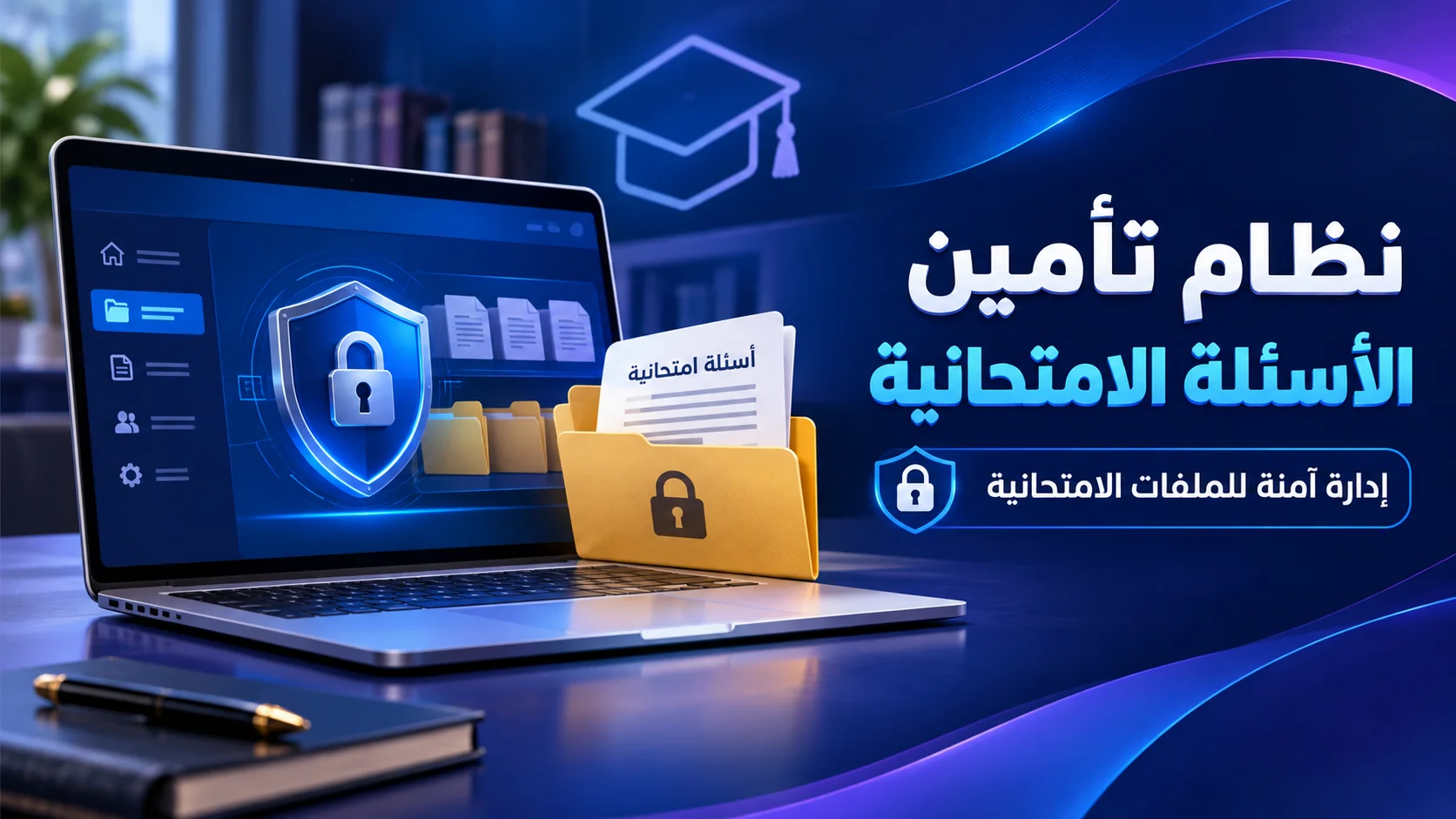صورة مشروع نظام تأمين الأسئلة الامتحانية